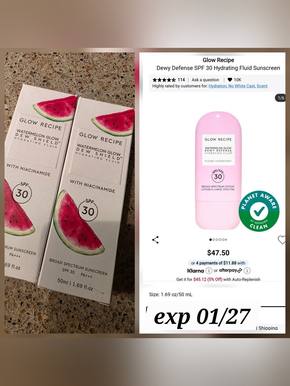 Glow Recipe Watermelon Glow Dew Shield SPF 30